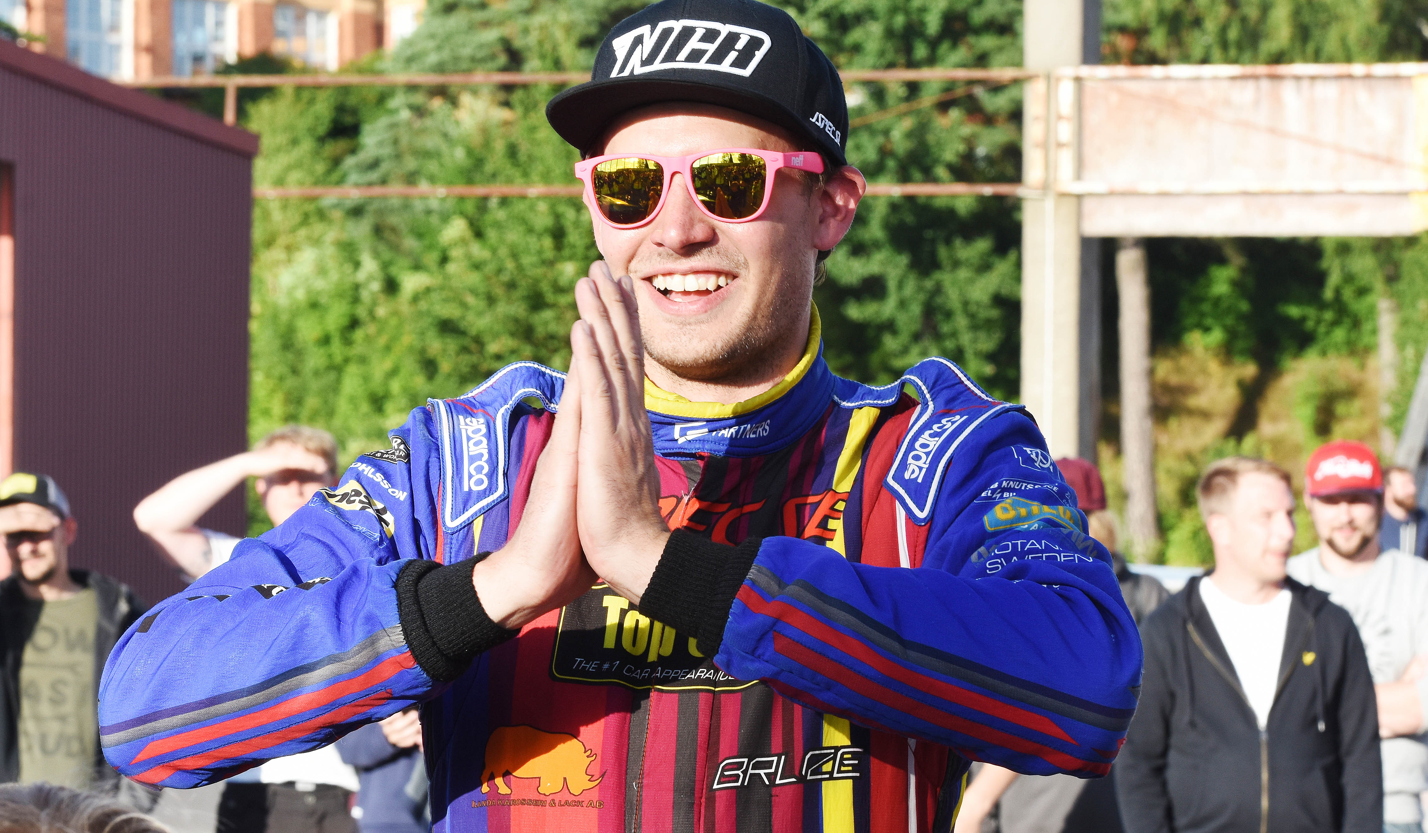 Alexander Granlund under J-Spec Drift Challenge, foto: Stefan Lindgren