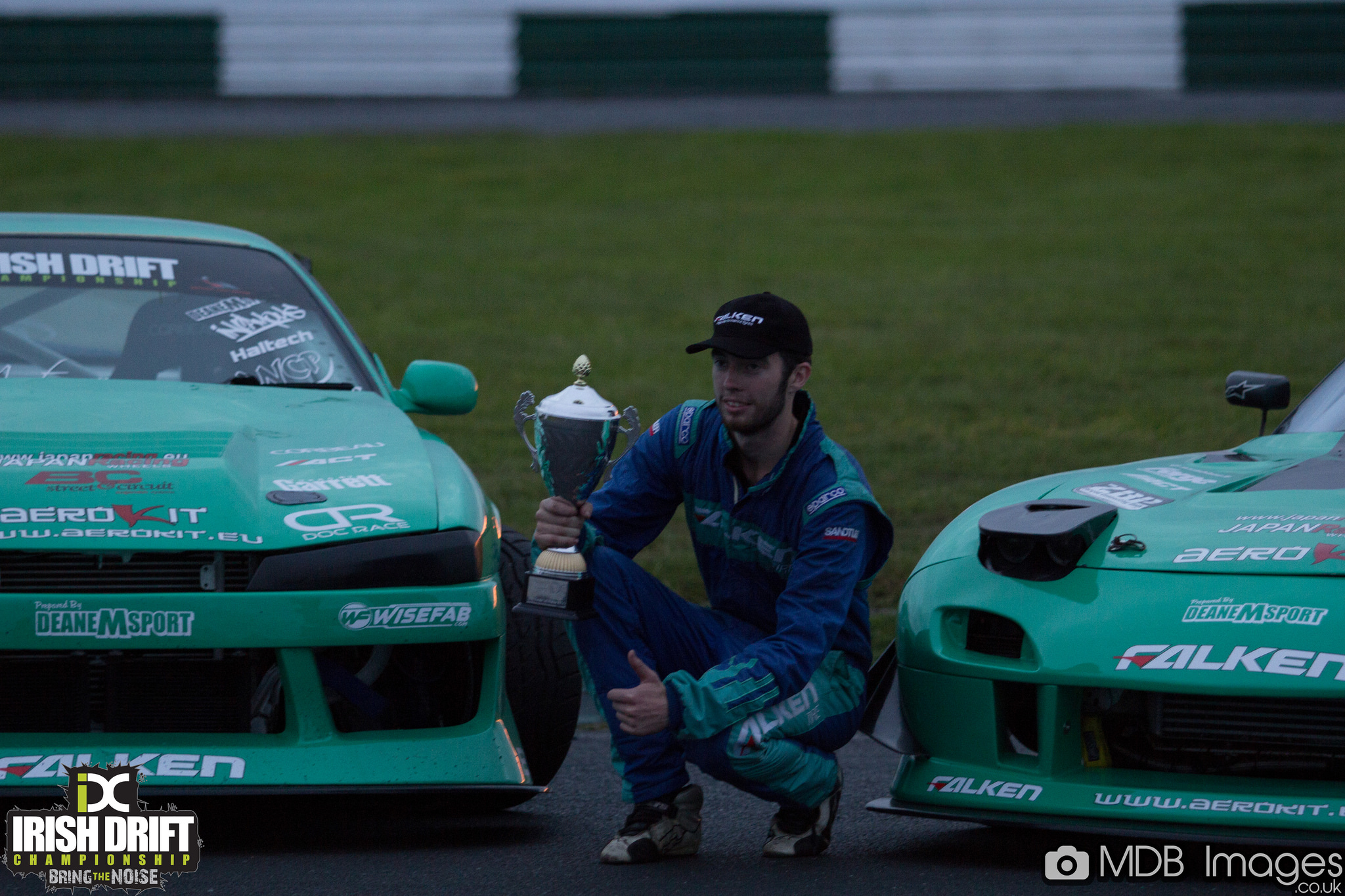 James Deane, bild från Irisch Drift Championship