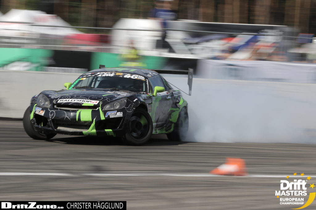 Pawel Trela in Drift Masters European Championship in Riga, Latvia